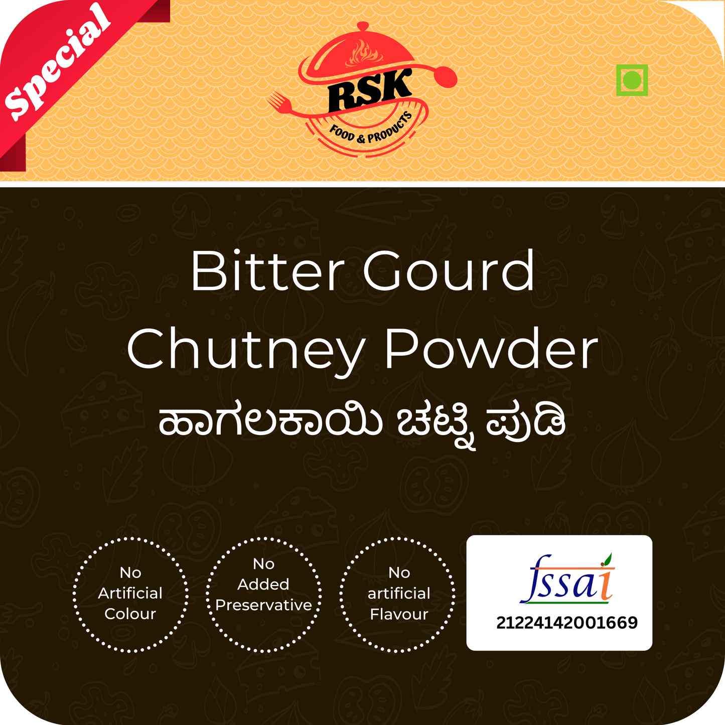 Bitter Gourd Chutney Powder