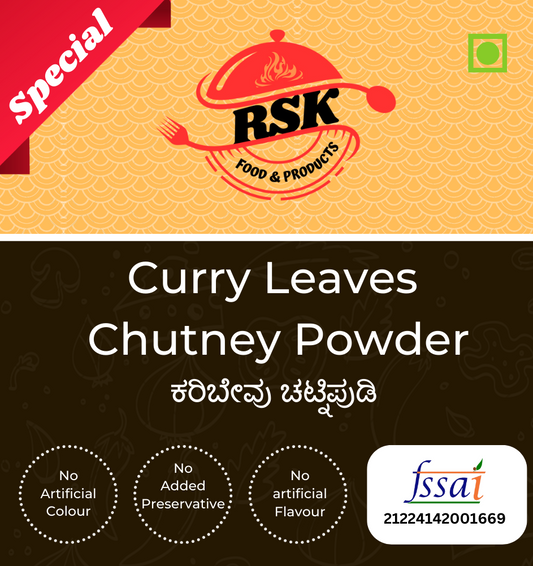 Curry Leaves Chutney Powder